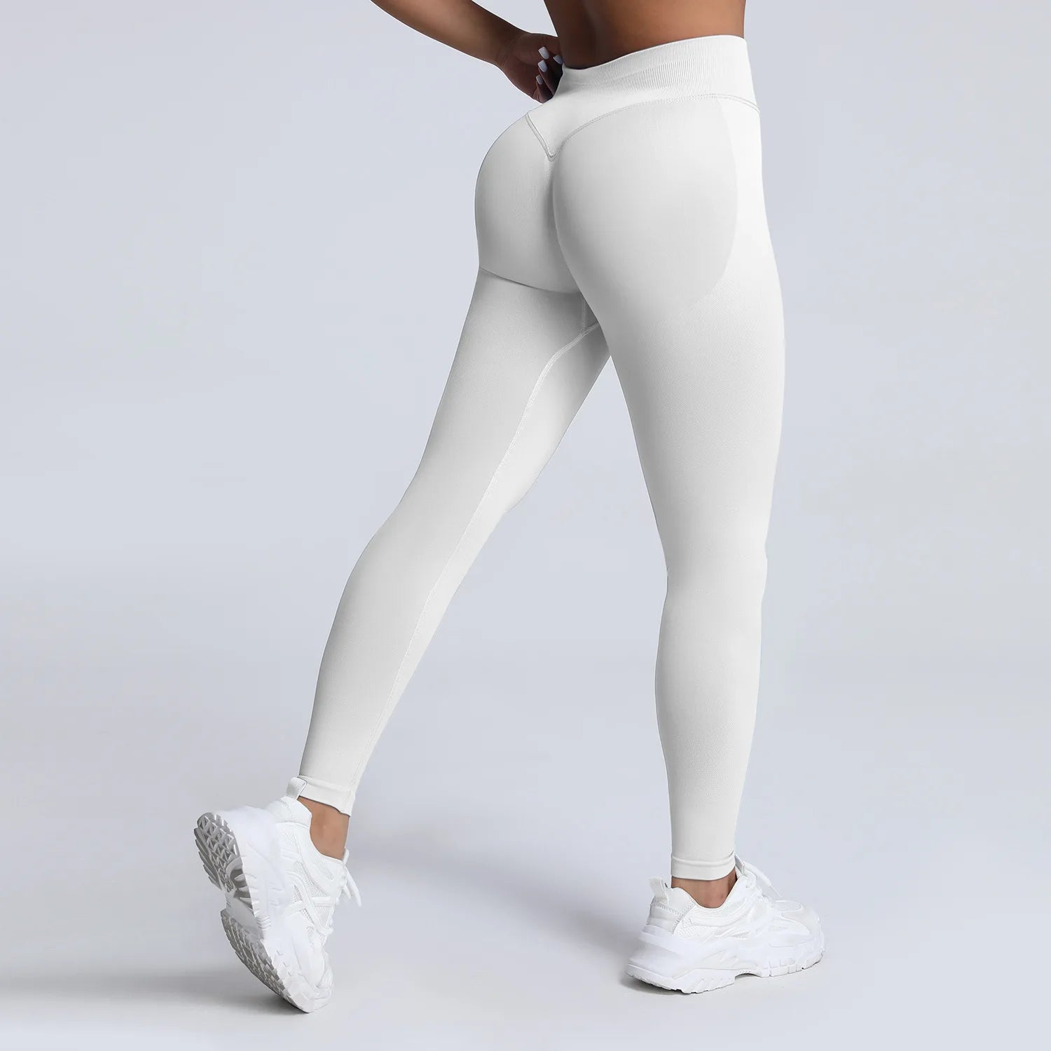 STOUREG NO LOGO Women Yoga Tights Low Waisted Scrunch Bum Joggers Fitness Biker Pants Workout Running Seamless Leggings