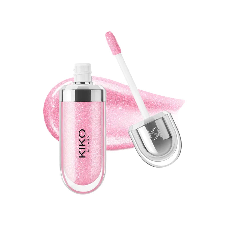 3D Effect Mirror Colour Pearlescent Shimmer Moisturizing Liquid Lip Glaze Lasting Non-Sticky Waterproof Plump Glossy Lipstick