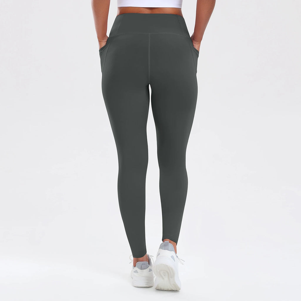 Women Leggings with Pocket Gym Workout Running Tights Stretchy Yoga Fitness Skinny Pants  Butt Liftting Sports Leggings