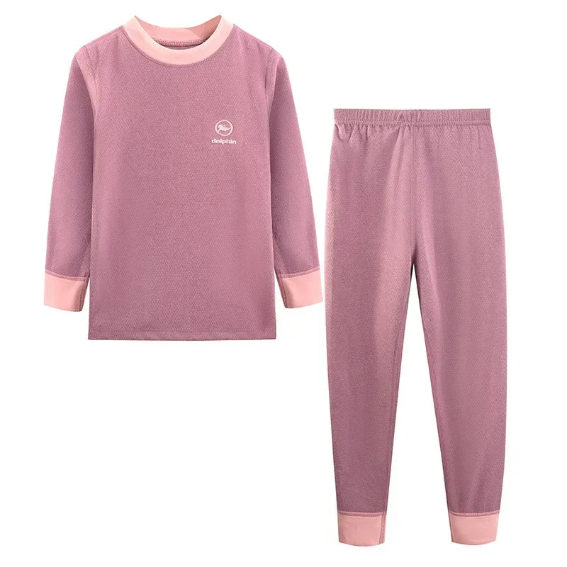 Winter Warm Pyjamas Sets for Boys Kids Stripe Pajamas Suits Teenager Sleepwear Autumn Clothes for Children from 2 to 15Years Old