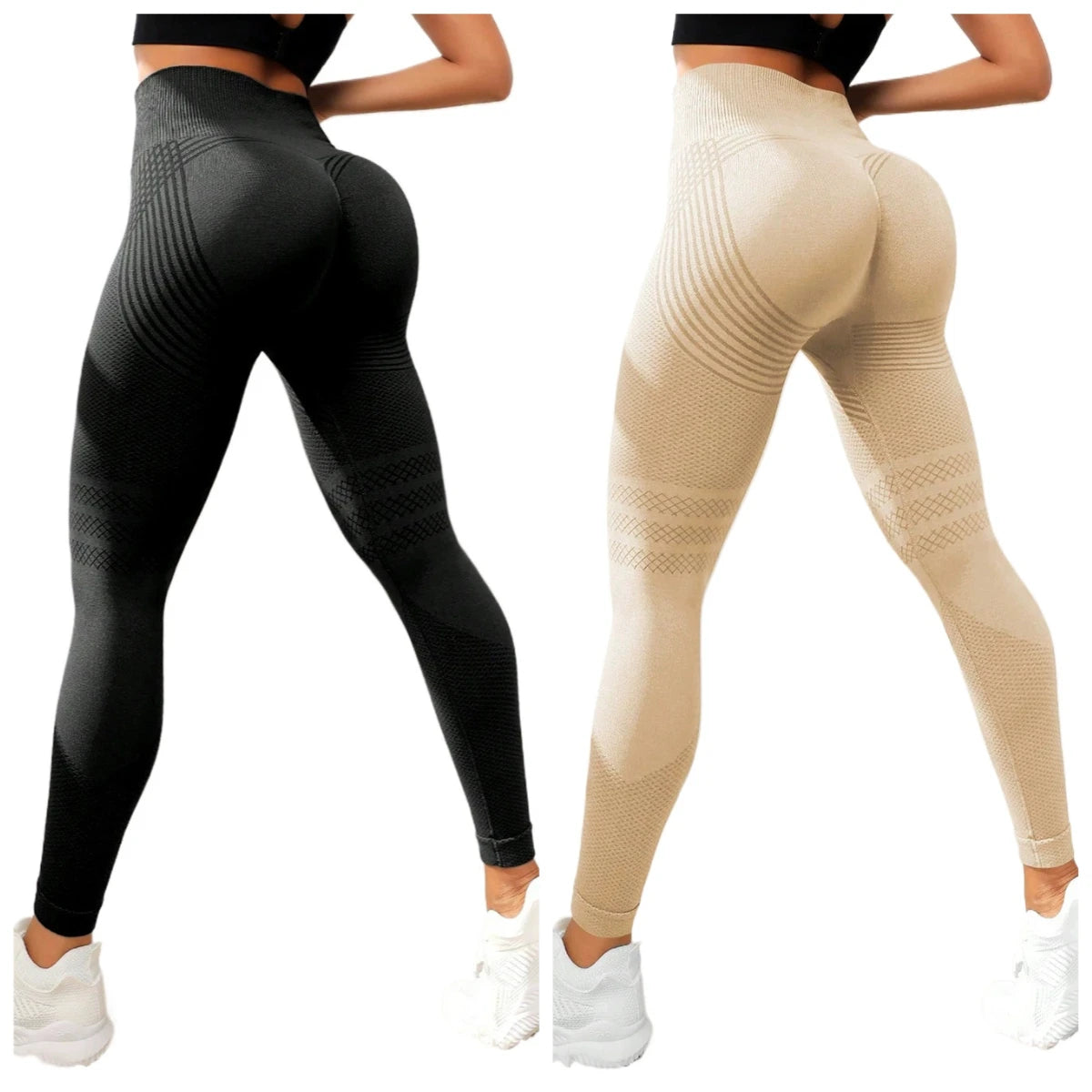 Women Compression Leggings Cellulite Slimming Leggings High Waist Seamless Yoga Fitness Redefine Your Silhouette Sport Pants