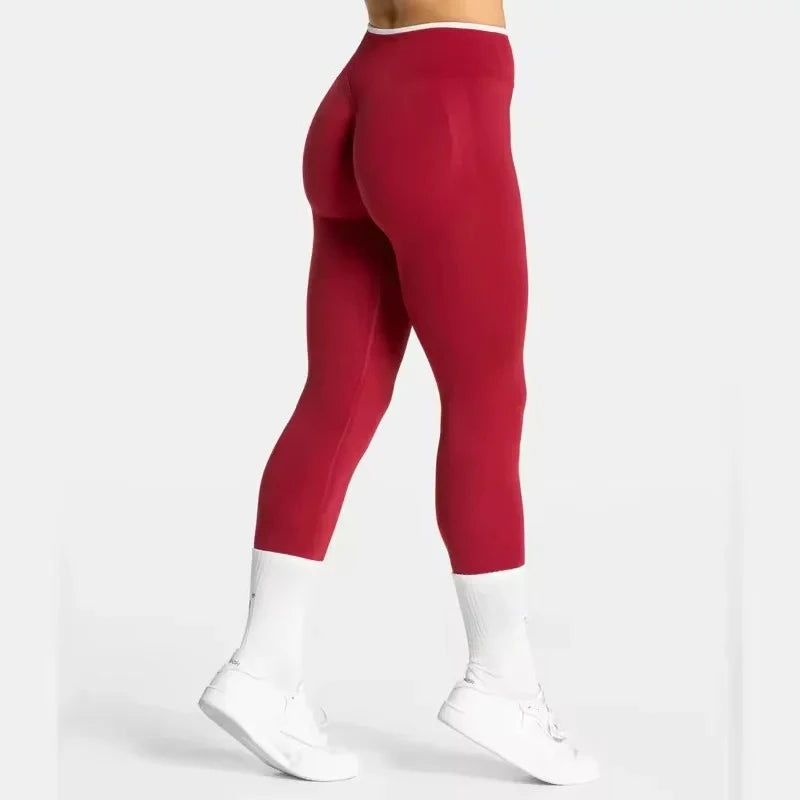 High Waist Seamless Scrunch Leggings for Women, Yoga Pants Hip Lifting Running Exercise Gym Ignite Sculpt Series