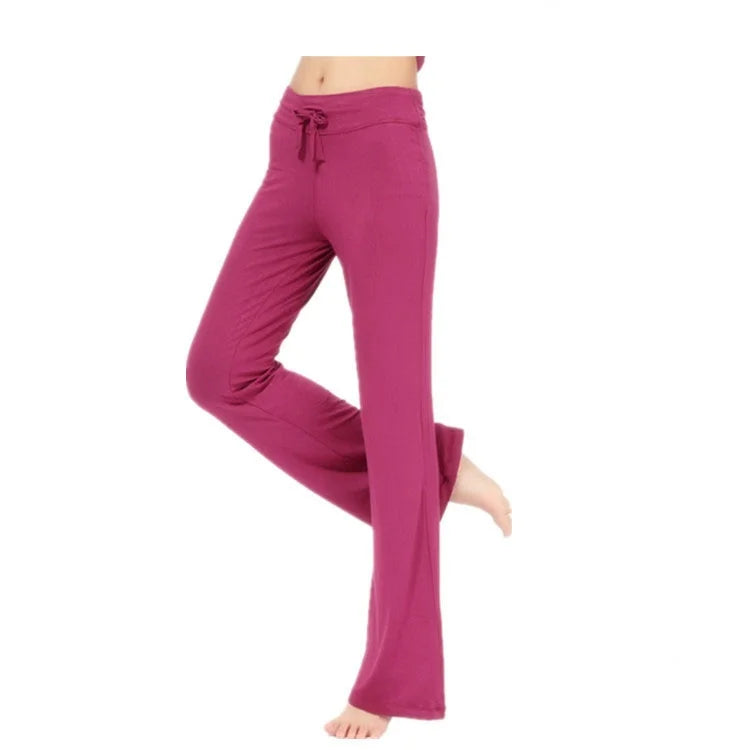 New Yoga Flare Leggings Women Fitness Push Up High Waiste Wide Leg Seamless Workout Pants Gym Elastic Tights Exercise Sport Pant