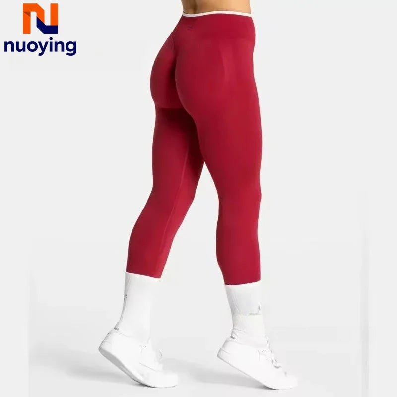 High Waist Seamless Scrunch Leggings for Women, Yoga Pants Hip Lifting Running Exercise Gym Ignite Sculpt Series