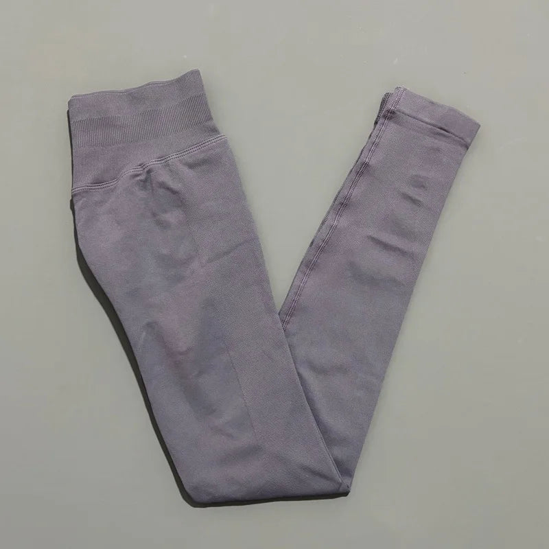 Women Sports Leggings Seamless Yoga Long Pants Butt Lifting Tummy Control Tights Fitness Workout Sportswear Gym Legging