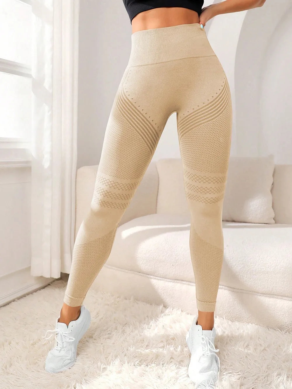 Women Compression Leggings Cellulite Slimming Leggings High Waist Seamless Yoga Fitness Redefine Your Silhouette Sport Pants