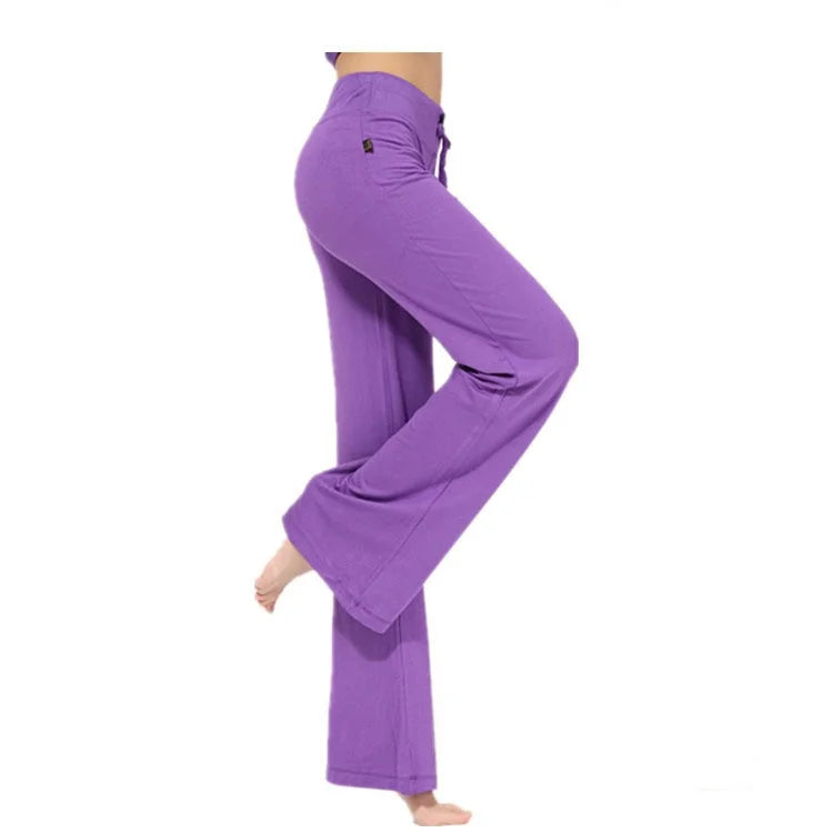 New Yoga Flare Leggings Women Fitness Push Up High Waiste Wide Leg Seamless Workout Pants Gym Elastic Tights Exercise Sport Pant