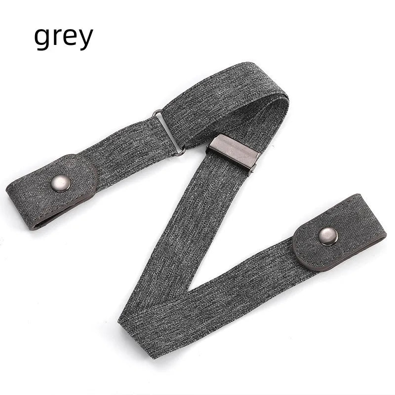 2/1PC Buckle-Free Belt Adjustable Stretch Elastic Waist Band Invisible Belts Women Men Jean Pants Dress No Buckle Easy To Wear