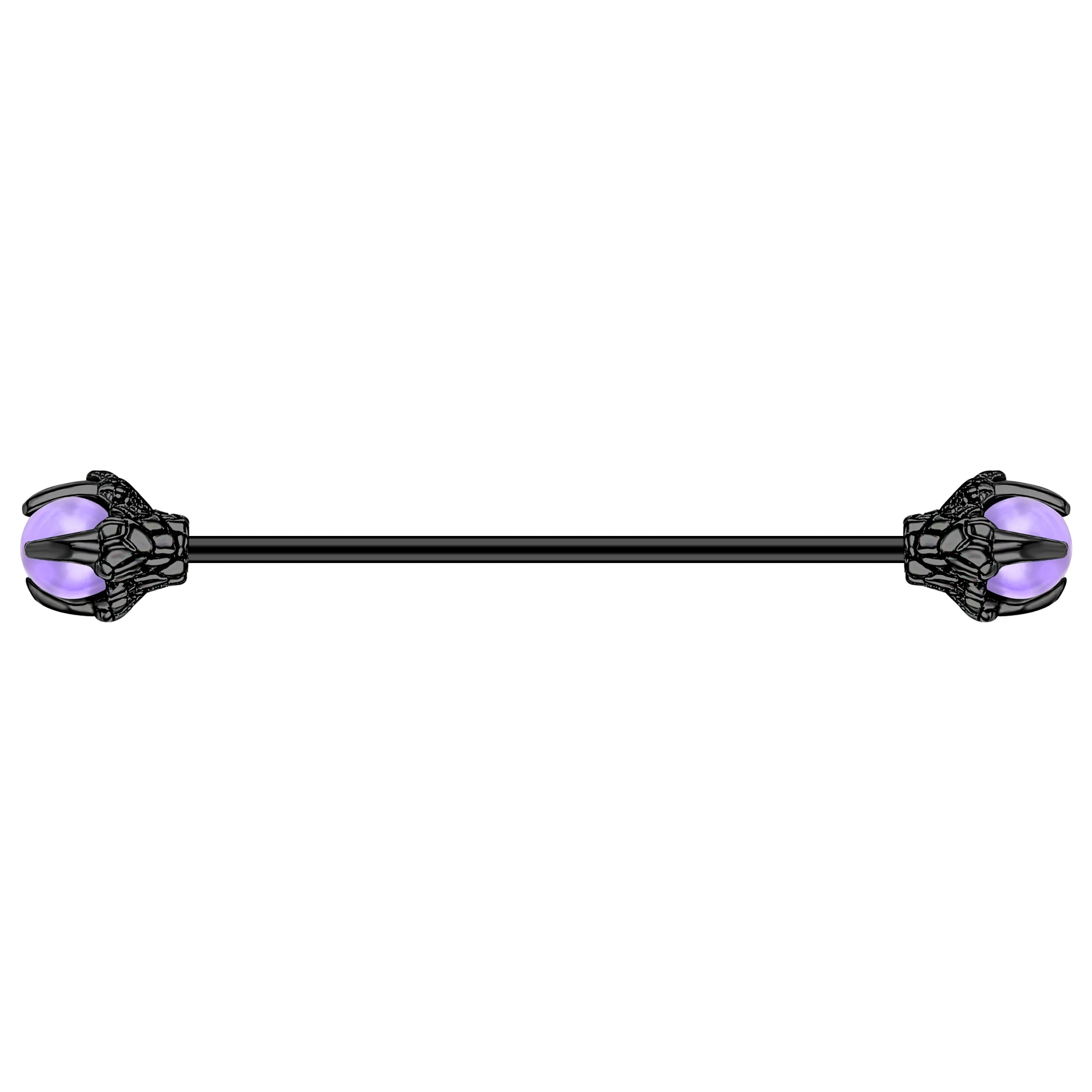 AOEDEJ Industrial Piercing Earring Women Stainless Steel Helix Ear Piercing Dragon Snake Long Earring Jewelry Barbell Earring