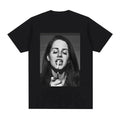 Singer Lana Del Rey Print T Shirt Men Women Fashion Hip Hop Streetwear Harajuku Short Sleeve Plus Size T Shirt Unisex