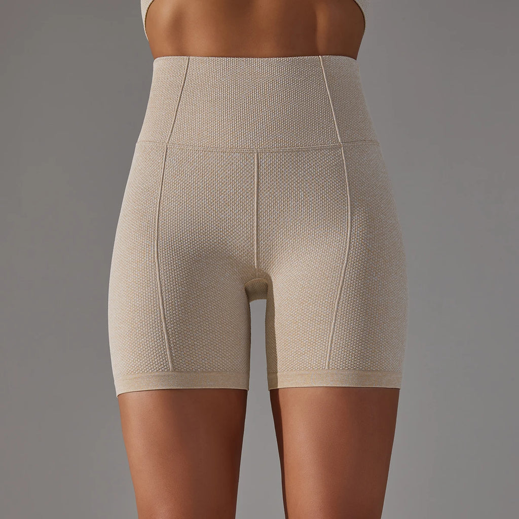 Women Shorts Sports Yoga Shorts Seamless Running Cycling Shorts Breathable Sports Leggings High Waist Summer Workout Gym Shorts