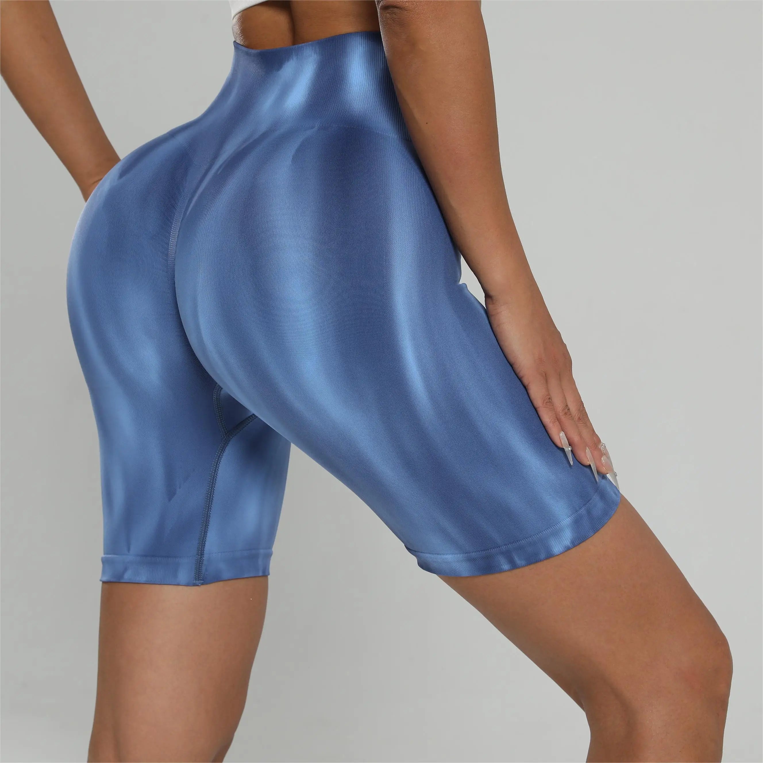 Women Tie Dye Gym Leggings Seamless Push Up Tights Training Pants Scrunch Sports High Waist Butt Lifting Workout Yoga Leggins