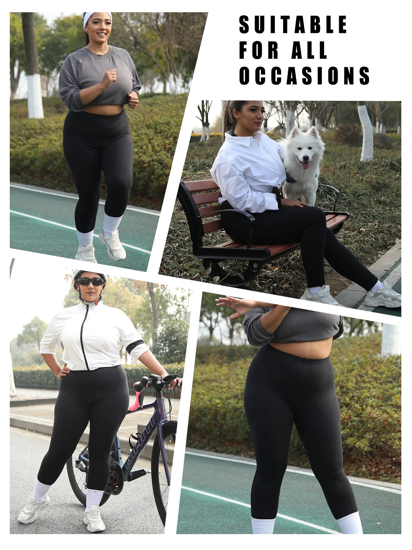 Plus Size Super Soft Sport Leggings For Women  No See Through Workout Running Yoga Athletic running Leggings