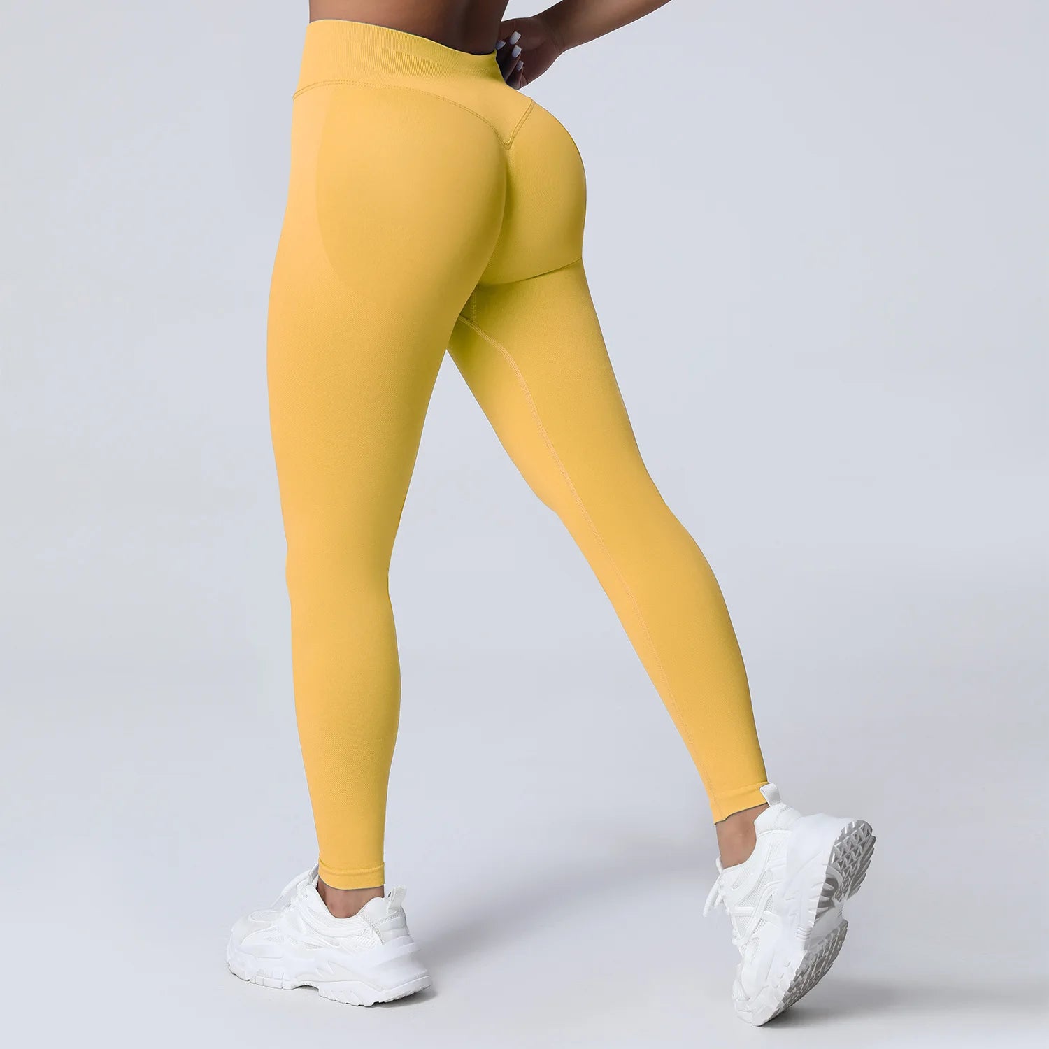 STOUREG NO LOGO Women Yoga Tights Low Waisted Scrunch Bum Joggers Fitness Biker Pants Workout Running Seamless Leggings