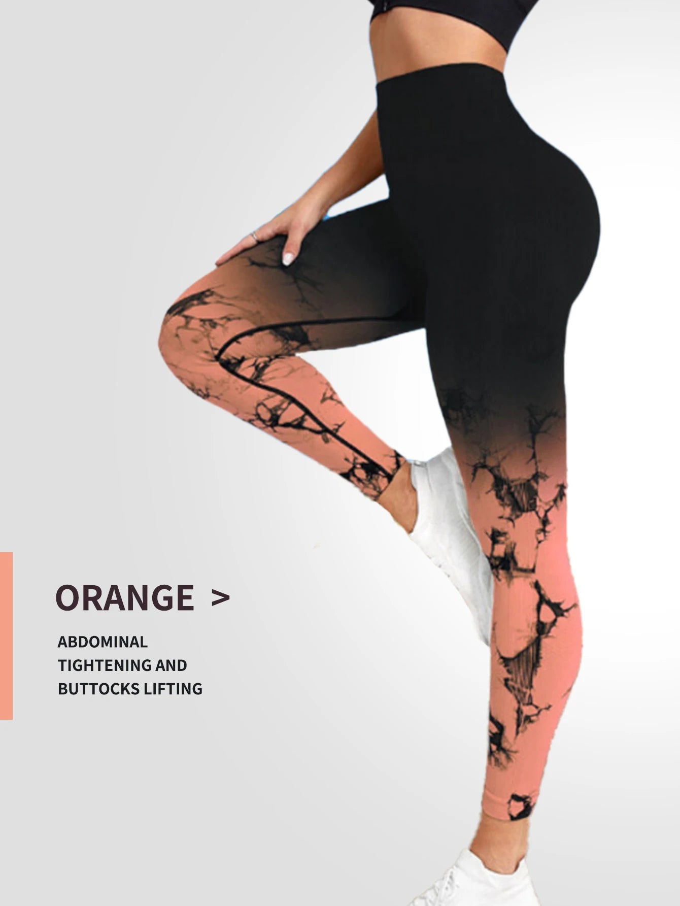 CZGUKE New Tie Dye Yoga Pants Sport Leggings Women Seamless High Waist Push Up Woman Tights Fitness Workout Leggins Gym Clothing