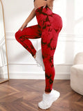 CZGUKE New Tie Dye Yoga Pants Sport Leggings Women Seamless High Waist Push Up Woman Tights Fitness Workout Leggins Gym Clothing