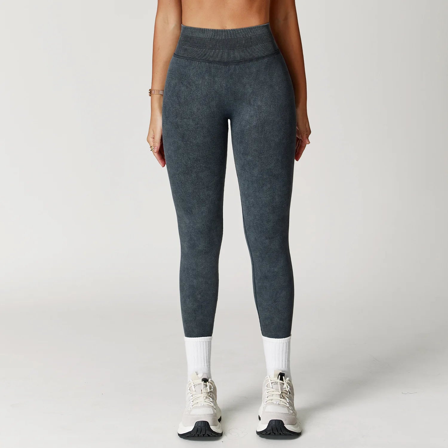 Women Yoga Pants Sports Leggings Seamless Sports Yoga Pant High Waist Ribbed Gym Clothes Fitness Workout Wear Scrunch Bum Tights