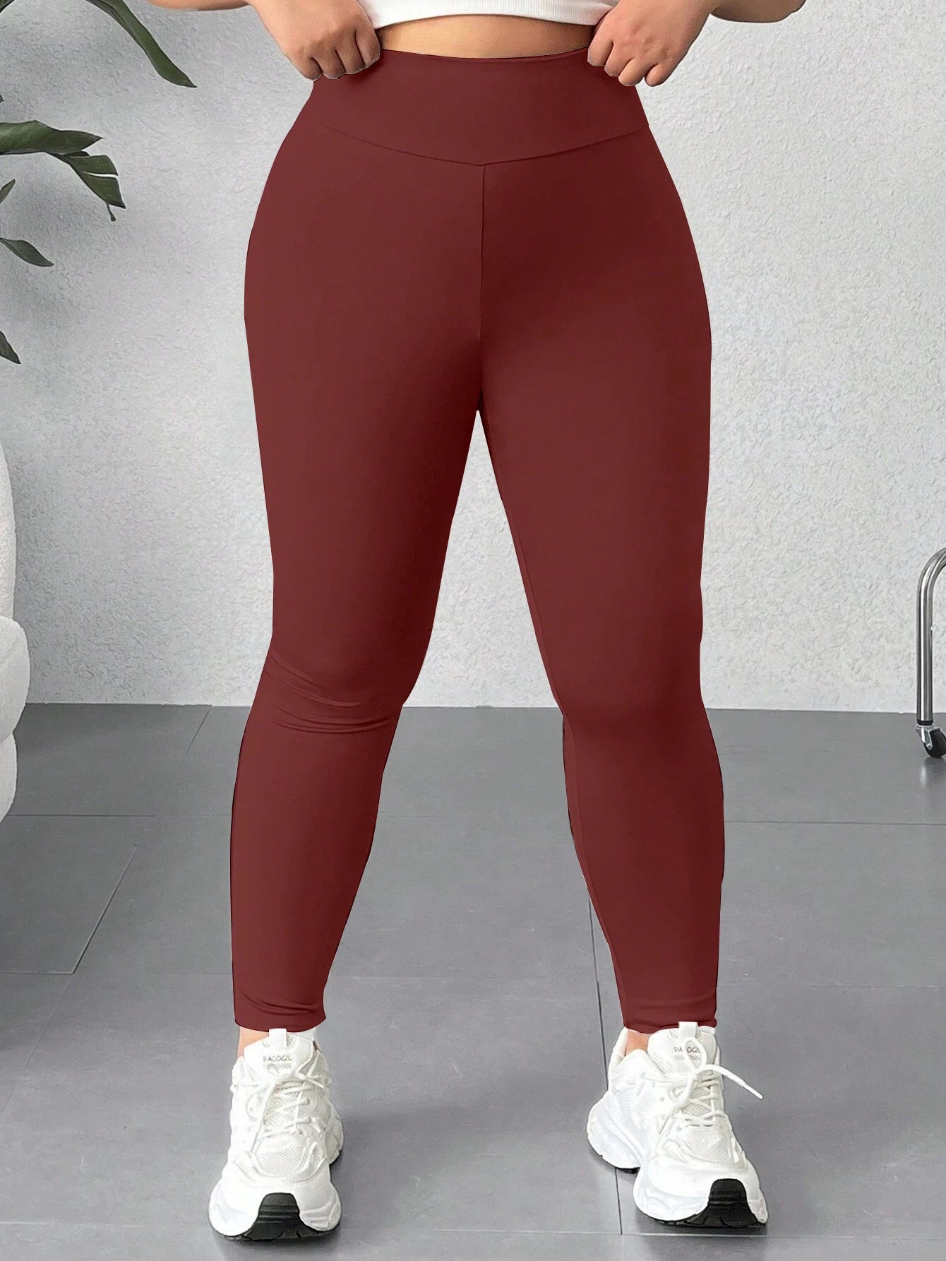 Plus Size Fat Extra Large Size Hot selling Fleece Tight and Warm Pants Winter Lamb Fleece Thick Elastic Bottom Pants for Women