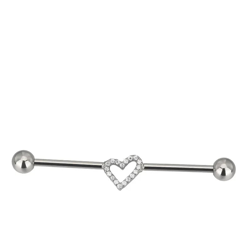 ASTM F136 Titanium PIERC Multiple Models Industrial Barbells Stone Ear Rod Helix Stud Cartilage Straight Bar Piercing Jewelry