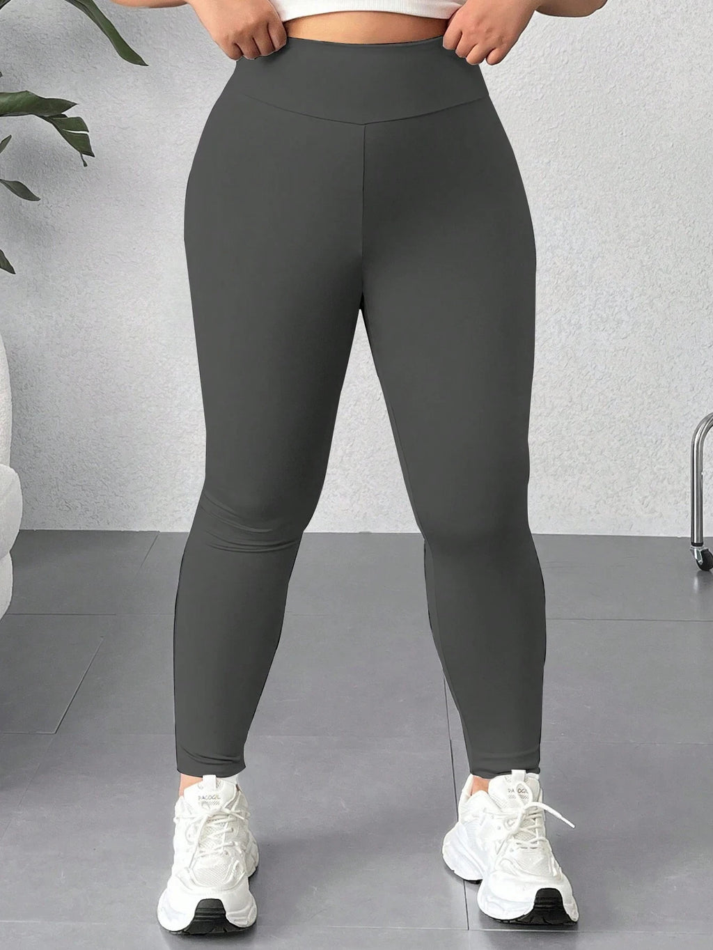 Plus Size Fat Extra Large Size Hot selling Fleece Tight and Warm Pants Winter Lamb Fleece Thick Elastic Bottom Pants for Women