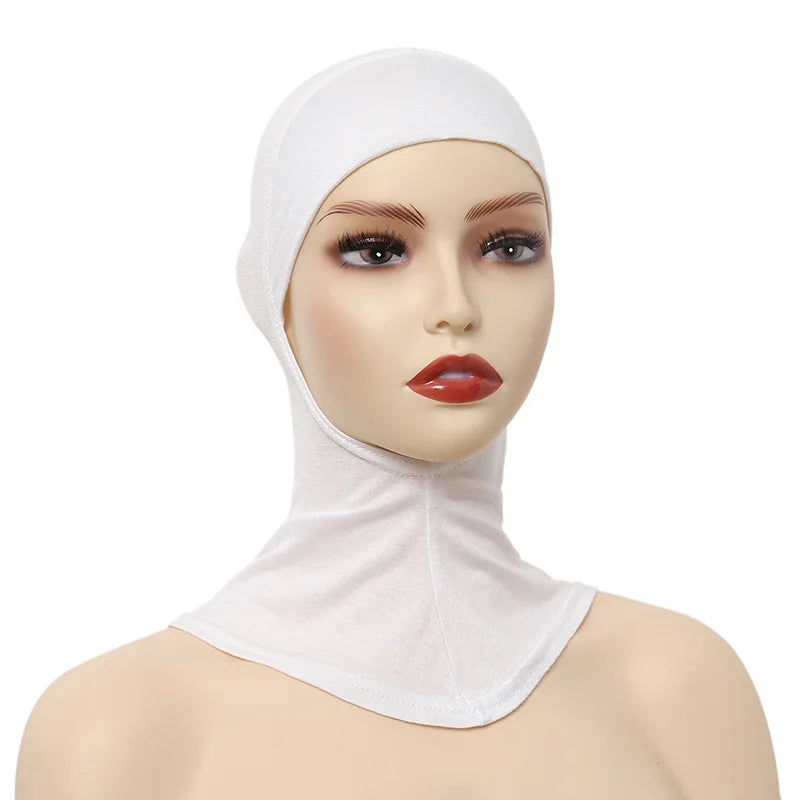 Clearance_Turban Caps for Women Muslim Underscarf Modal Hijab Inner Caps Stretchy Full Cover Shawl Cap Full Neck Coverage_Contin