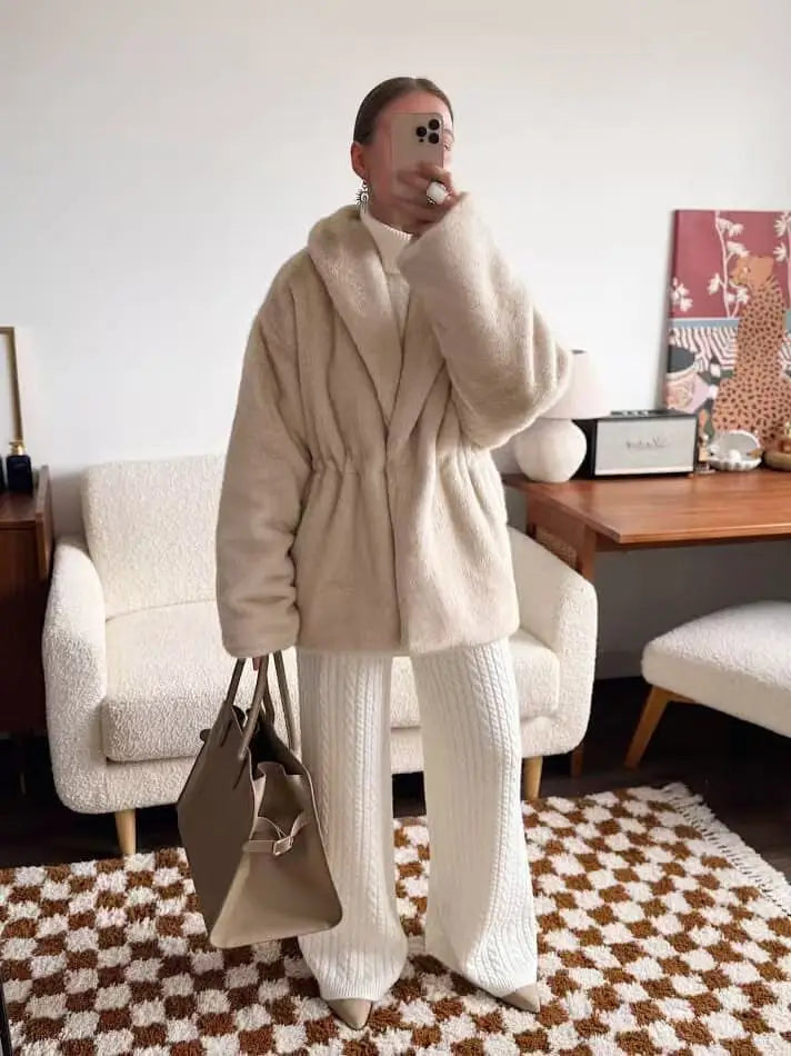faux fur coat women