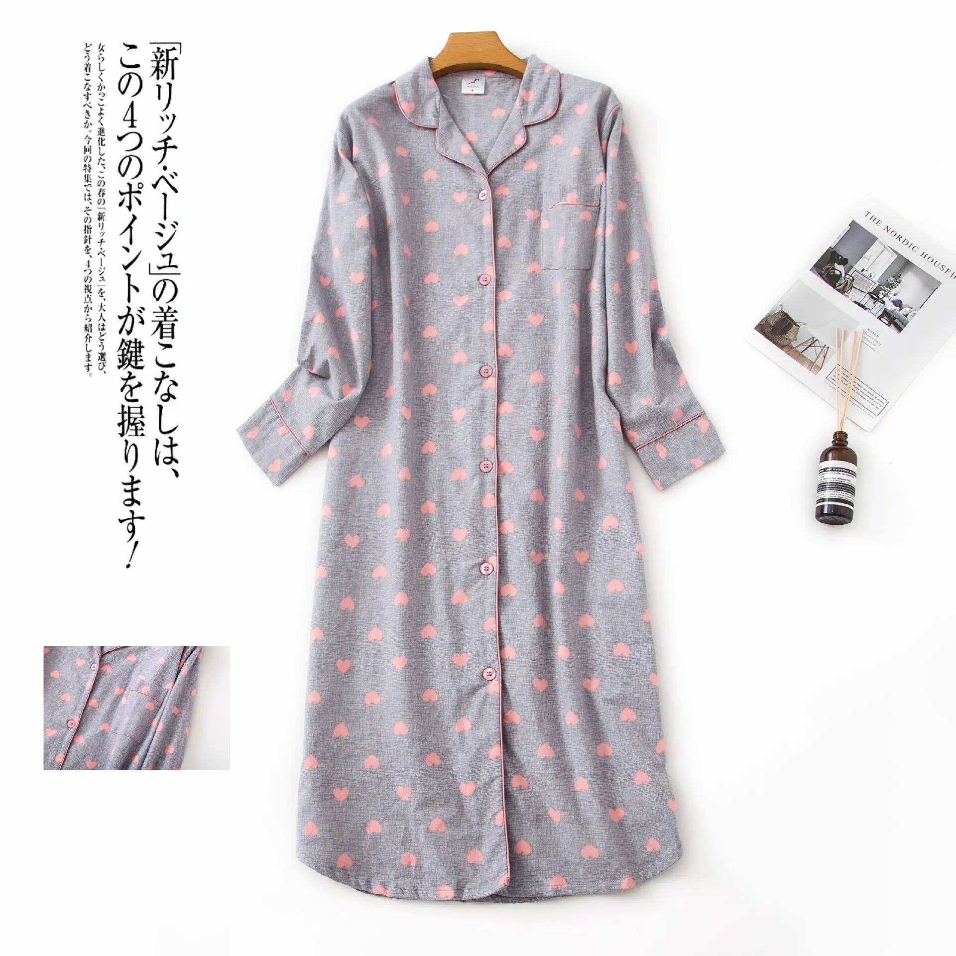 Multi Colors M-xxl Plus Sizes Night Dress for Women Sleepwear Plaid Design Mid-long Shirt Sleeping Dress Women Underwear Clothes