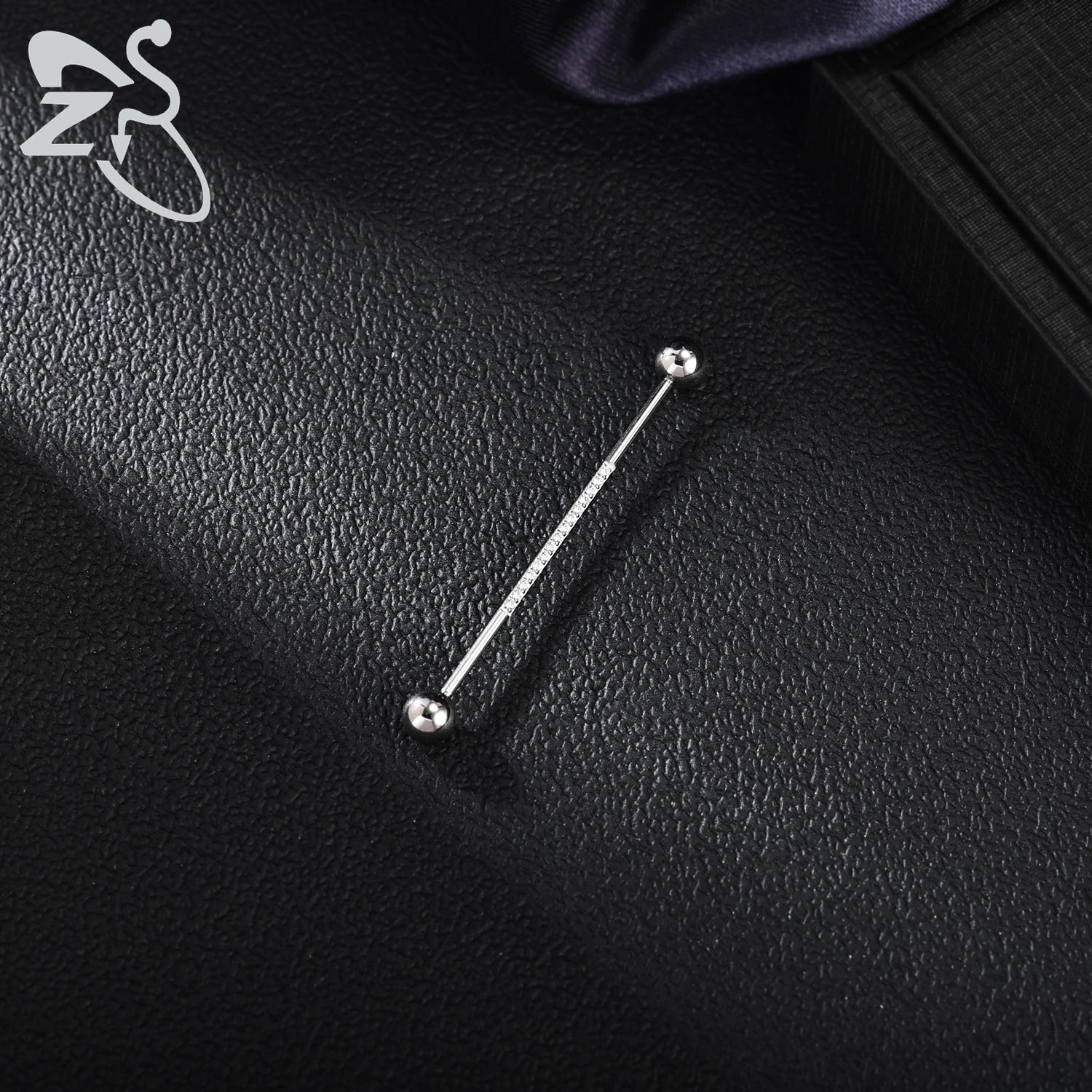 ZS 1 Piece 14/16G Stainless Steel Long Industrial Barbell Ring 22-52MM Butterfly Cat Cartilage Helix Earring Piercings Jewelry
