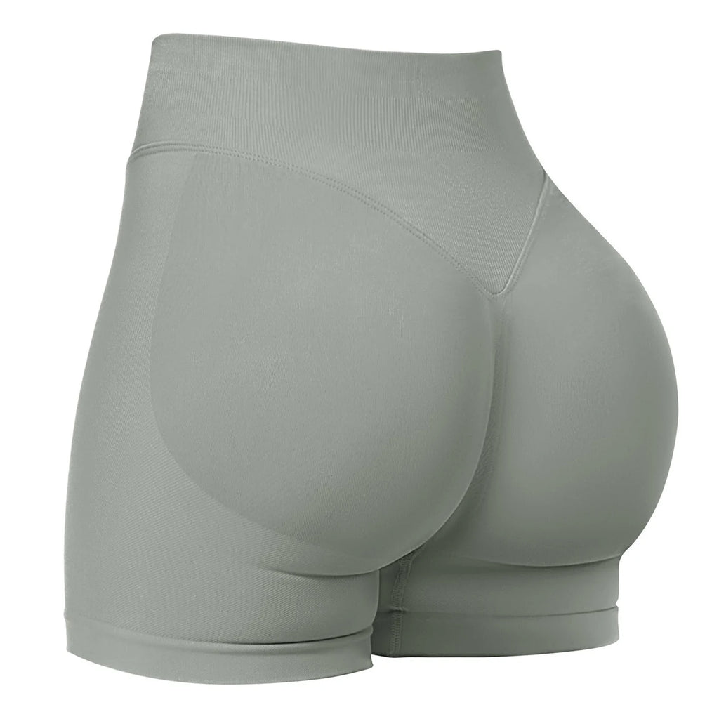 Women's summer shorts low waist seamless shorts gym shorts yoga shorts running shorts and high stretch cycling training shorts