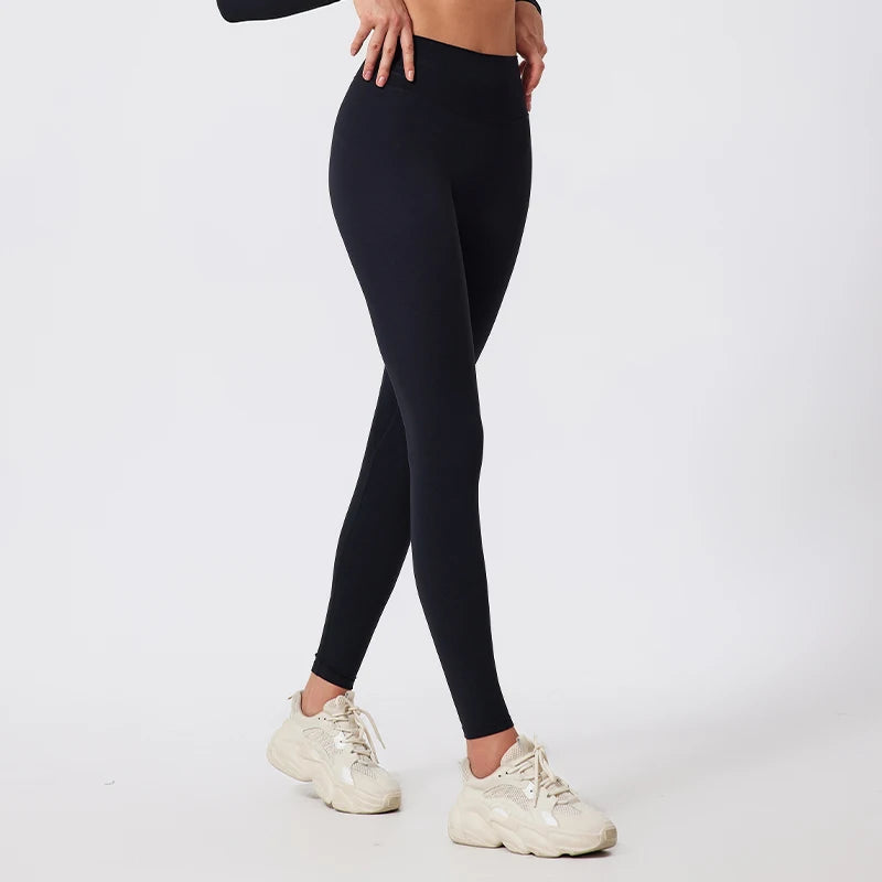 Hearuisavy Summer High Waist Workout Leggings Woman Gym Pants Running Push Up Sports Leggings Quick-Dry Scrunch Tight Yoga Pants
