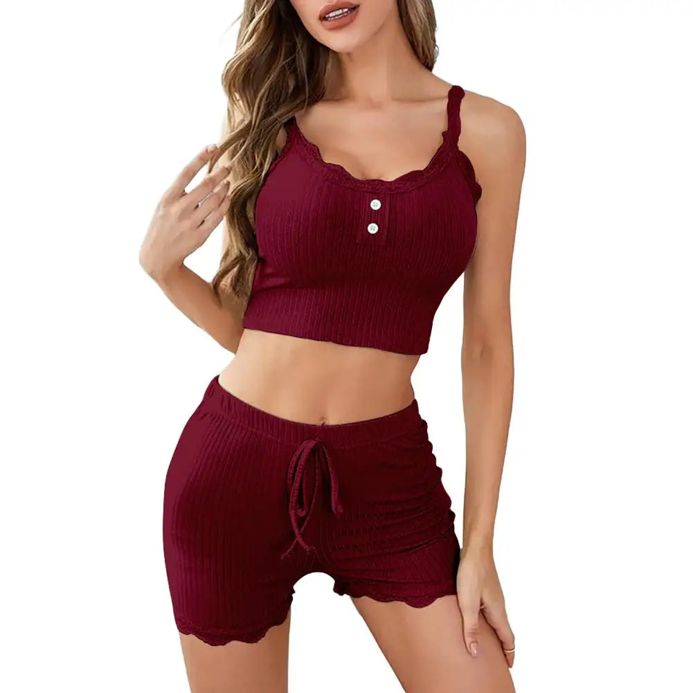 NEW Women Pajama Sets Pijama Pajamas Woman  Set Sexy Women Sleepwear for Sleeping Women's Trousers Sleep Lounge Underwear