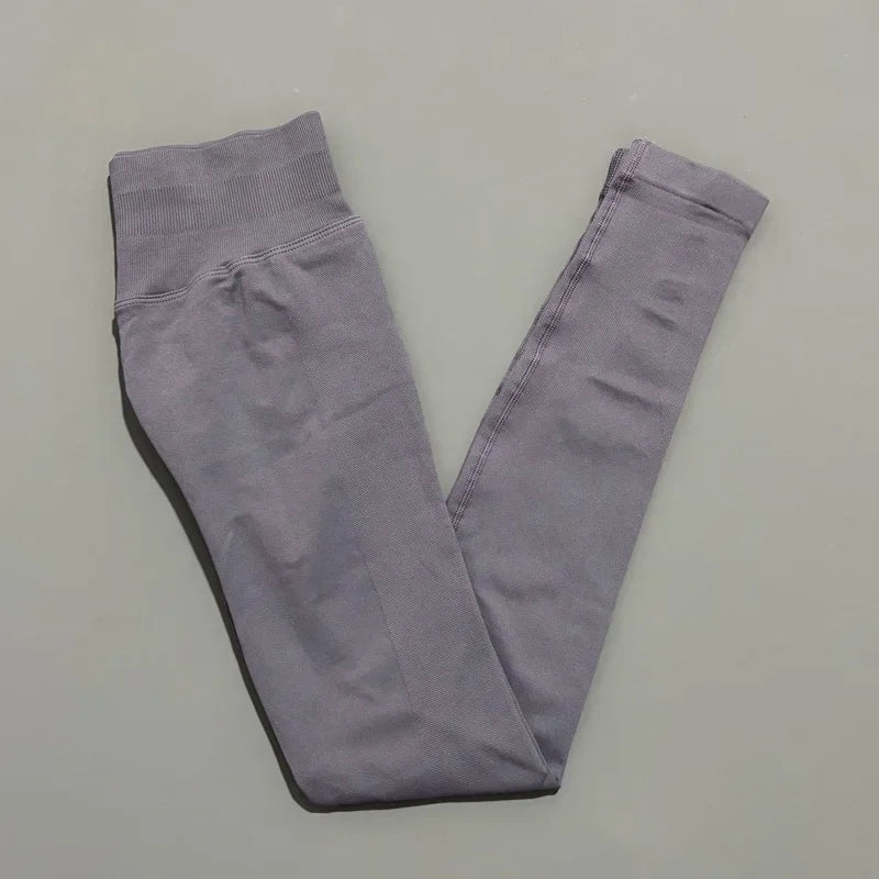 Seamless Yoga Leggings Women Low Waist Peach Booty Lifting Buttery Soft High Stretch Fitness Gym Workout Running Athletic Pants