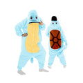 Squirtle Onesie Kigurumi Pajamas for Adult Cosplay Costume Halloween Christmas Anime Sleepwear Suit