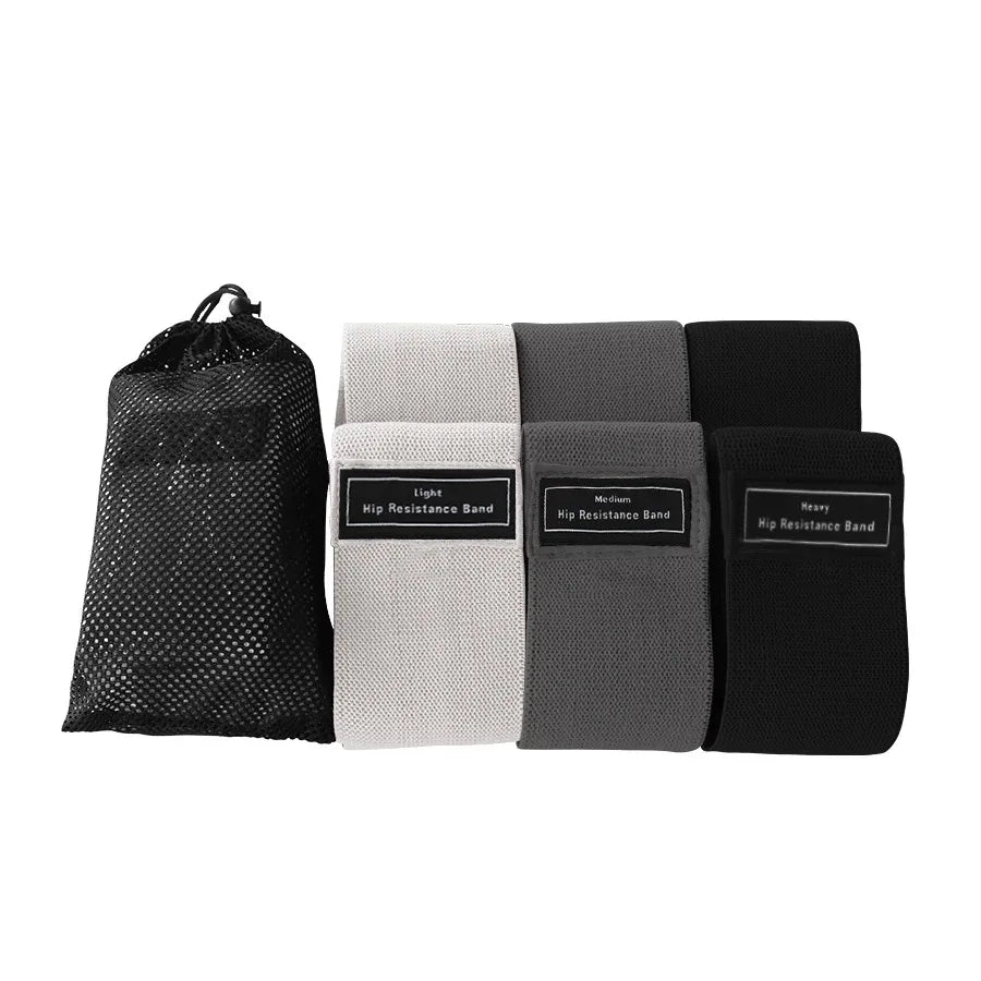 Glute Thigh Elastic Workout Bands Fabric Resistance Hip Booty Bands Squat Circle Stretch Fitness Strips Loops Yoga Gym Equipment