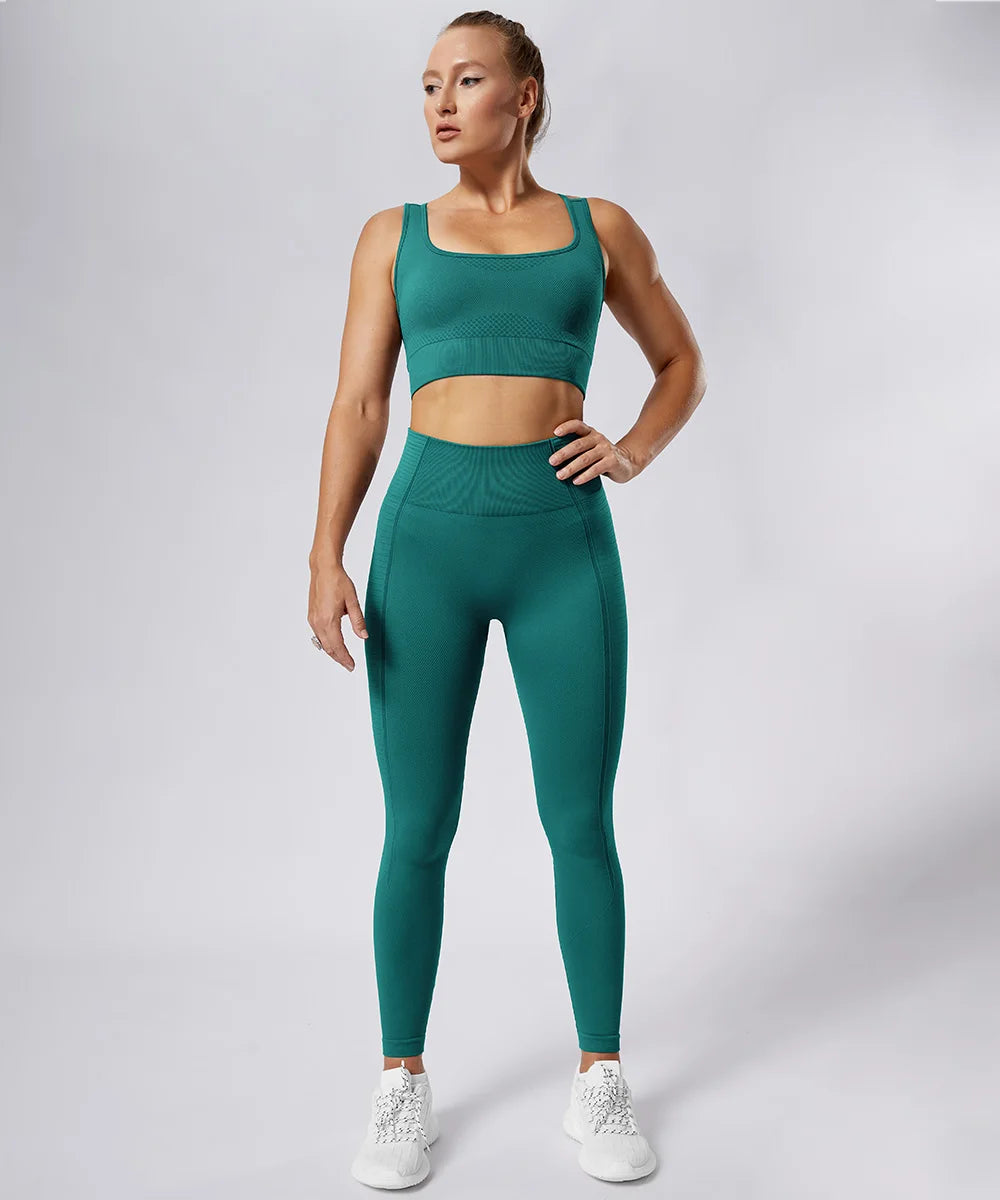 2PCS Tie Dye Sports Set Women's Shockproof  Fitness Tank Top Bra Running Yoga Leggings Yoga Suits Gym Clothing Yoga Set Women