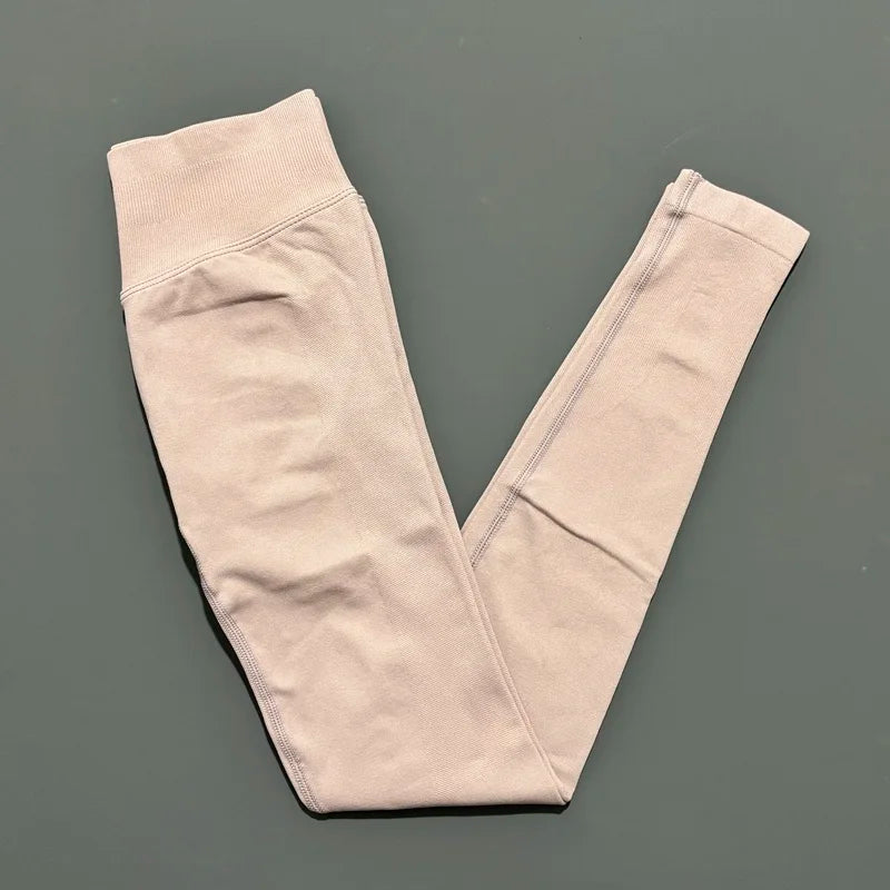 Women Sports Leggings Seamless Yoga Long Pants Butt Lifting Tummy Control Tights Fitness Workout Sportswear Gym Legging