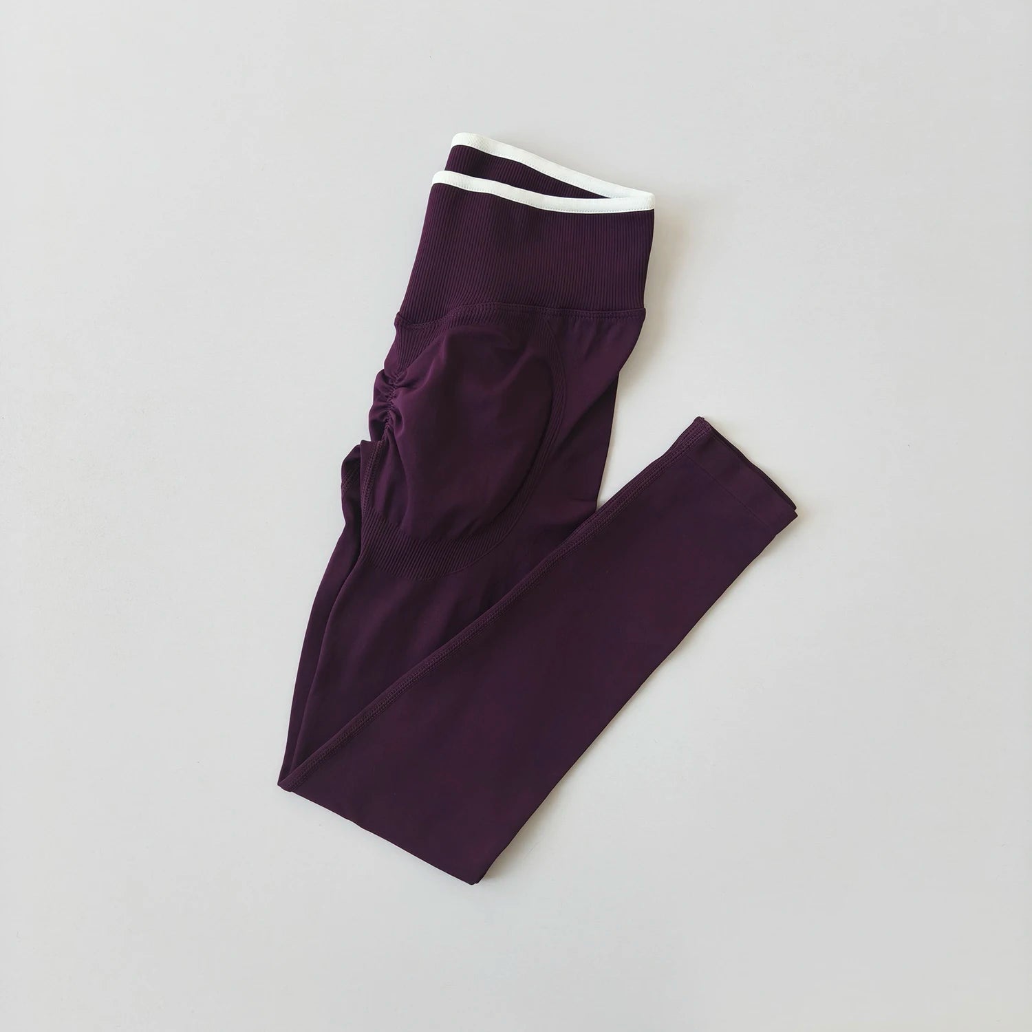 Women's Seamless Yoga Leggings Middle Waist Push-Up Fitness Running Pants High Elastic Hip Lift Pilates Gym Sport Leggings