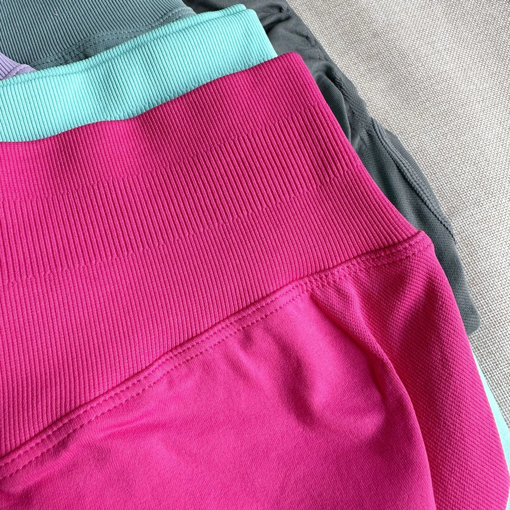 Women Sports Leggings Seamless Yoga Long Pants Low Band Fitness Leggings Compress The Hips Tights Gym Workout Pants