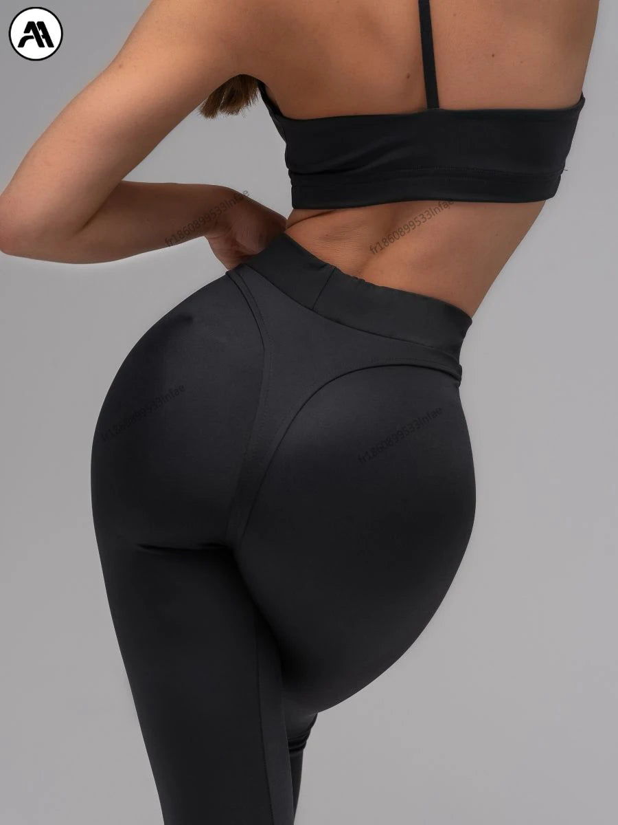 2024 black sexy high waist scrunch butt yoga leggings thick workout butt lifting plus size tights yoga pants for women