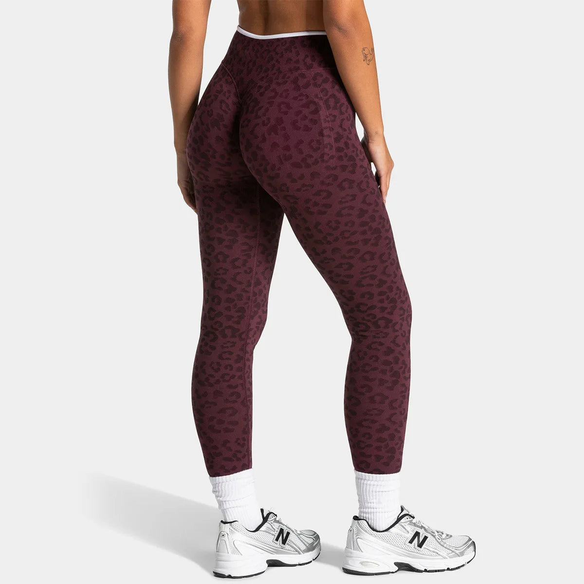 TEVEO Seamless Peach-Ass Yoga Pants for Women Tie-Dye Tie-Dye High-Waisted Butt-Lifting Fitness Leggings
