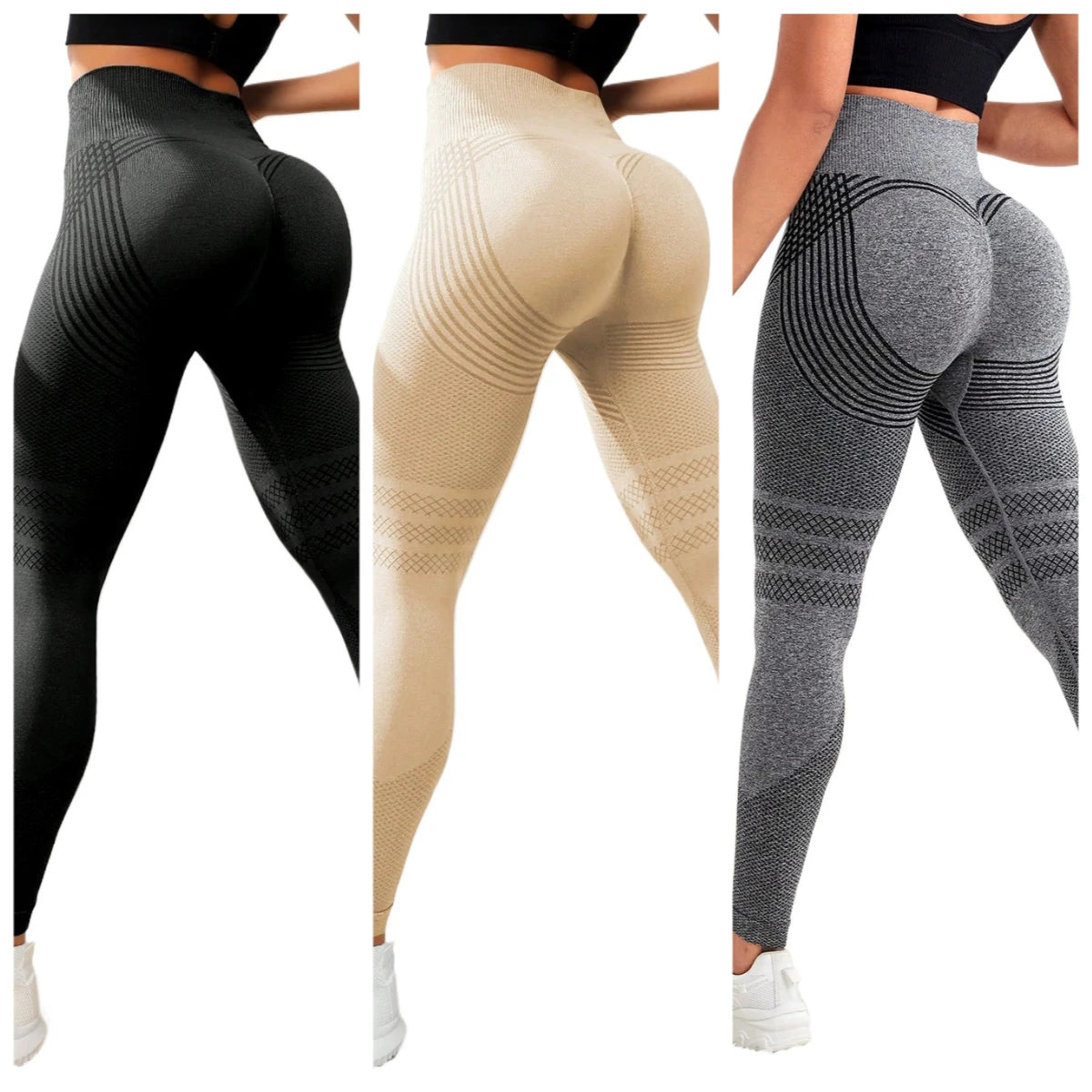 Women Compression Leggings Cellulite Slimming Leggings High Waist Seamless Yoga Fitness Redefine Your Silhouette Sport Pants