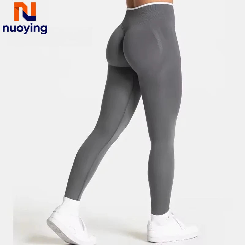 High Waist Seamless Scrunch Leggings for Women, Yoga Pants Hip Lifting Running Exercise Gym Ignite Sculpt Series
