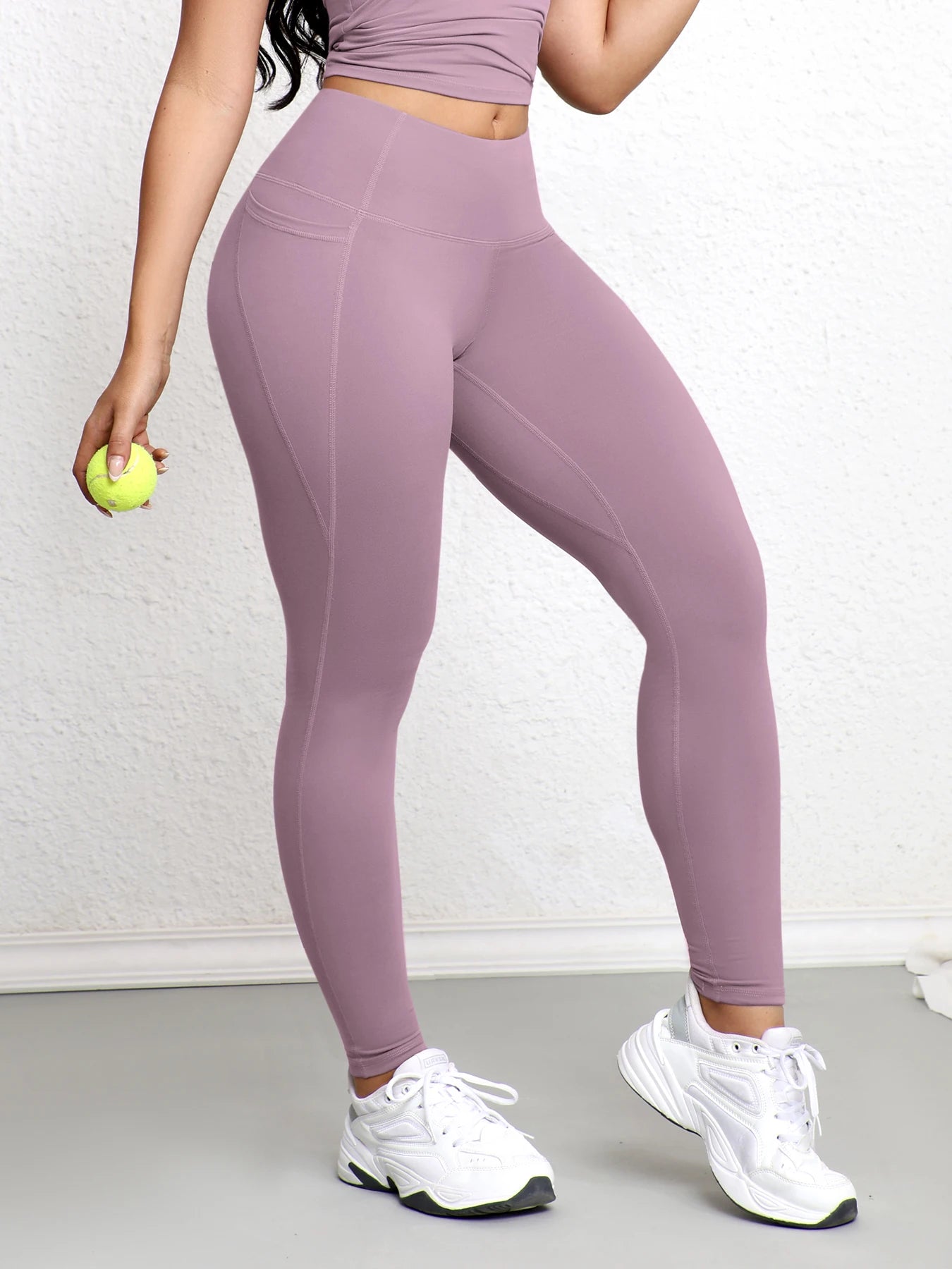 Leggings with Pockets for Women High Waist Tummy Control Workout Gym Yoga Pants Stretch Workout Running Fitness Casual Leggings
