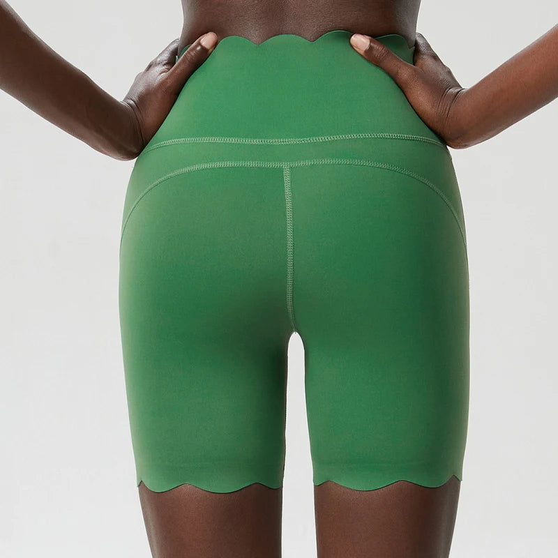 Summer Yoga Shorts Women Solid Color Outdoor Running Shorts Breathable Quick Dry Gym Leggings Female Close Fit Finess TIghts