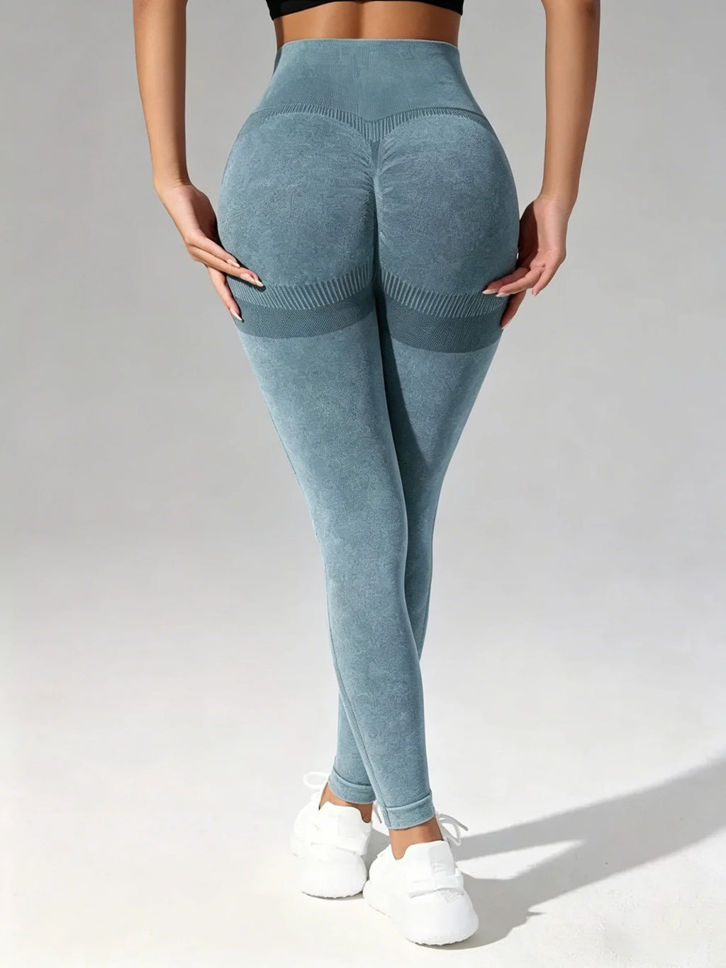 Women's Tie Dye Seamless High Waist Leggings Matte Texture Peach Butt Lifting for Yoga Gym Workout