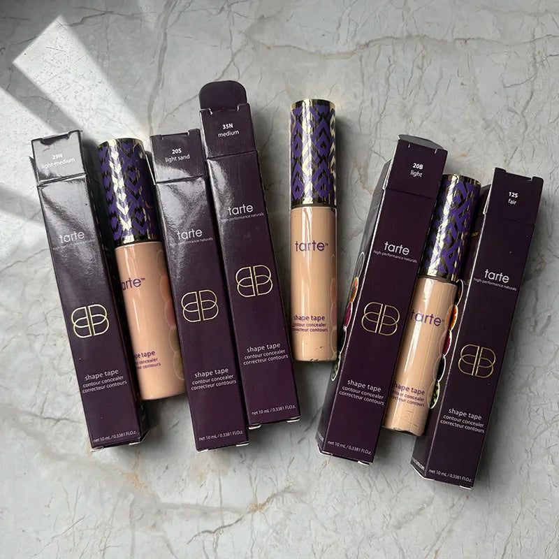 Tarte Waterproof Concealer Base Cream Covering Black Circle Blemishes Remove Dark Circle Oil-control Liquid Foundation Makeup