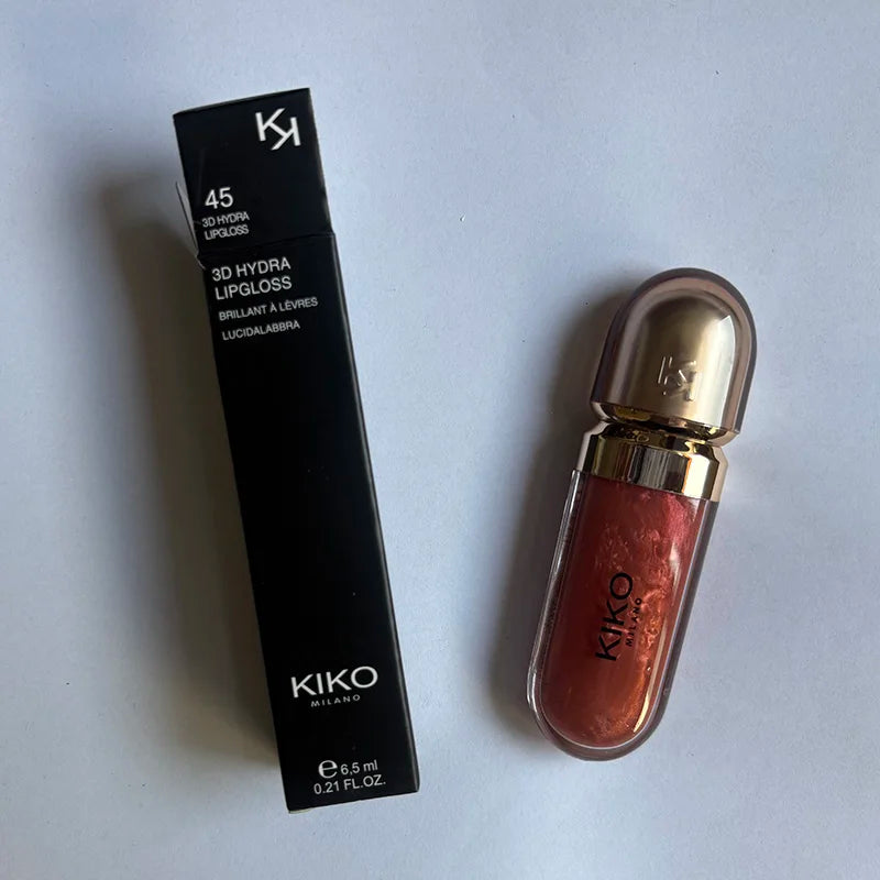 Brand 3D Mirror Lip Glaze Waterproof Non Fading and Non Stick Cup Gentle Bean Paste Color Fine Shiny Point Charm Rose Red