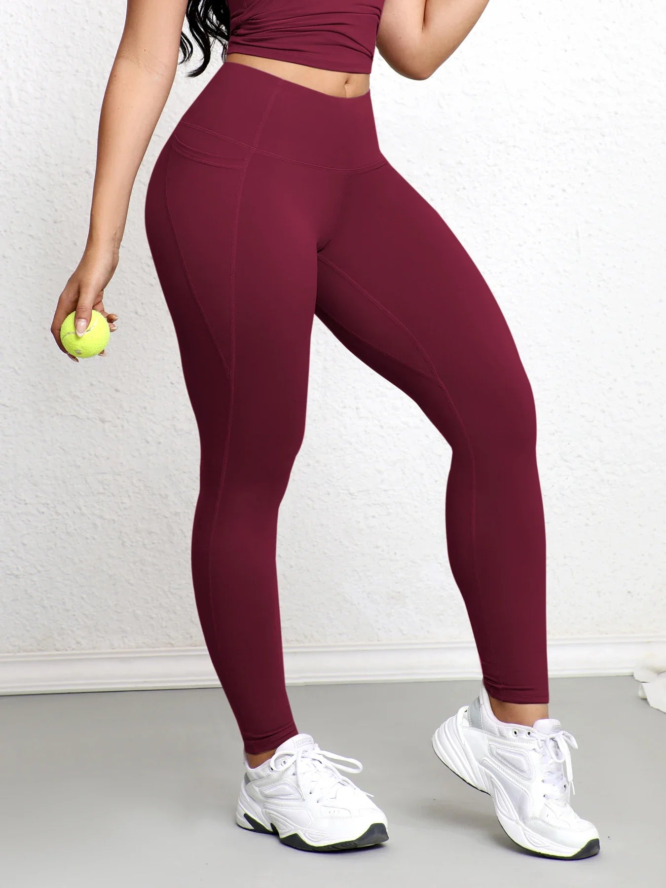 Leggings with Pockets for Women High Waist Tummy Control Workout Gym Yoga Pants Stretch Workout Running Fitness Casual Leggings