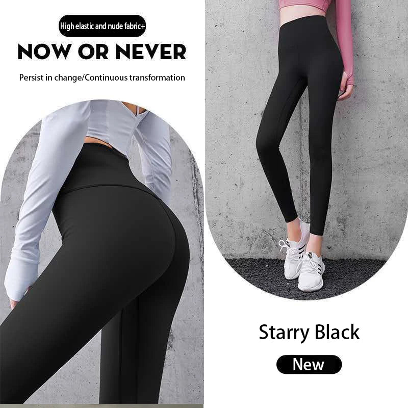 New Yoga Leggings Women Fitness Leggings Running Cycling Pants Breathable Sports Leggings High Waist Summer Workout Gym Clothing